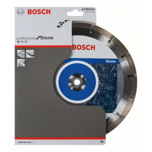 Алмазный диск Standard for Stone 230x22,23x2,3x10 мм Bosch 2608602601 — изображение 2