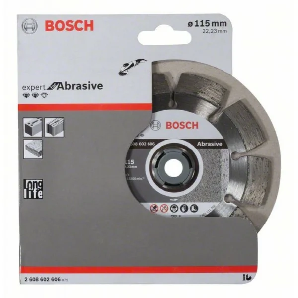Алмазный диск Expert for Abrasive 115x22,23x2,2x12 мм Bosch 2608602606 — изображение 2