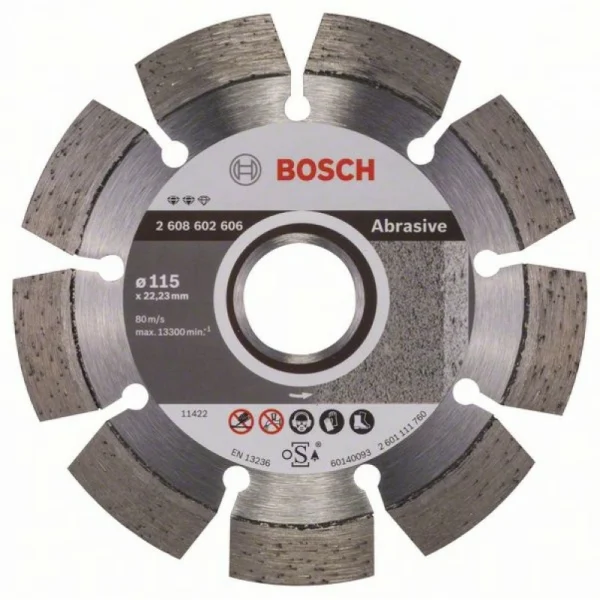 Алмазный диск Expert for Abrasive 115x22,23x2,2x12 мм Bosch 2608602606
