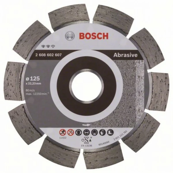 Алмазный диск Expert for Abrasive (125x22,23 мм) Bosch 2608602607