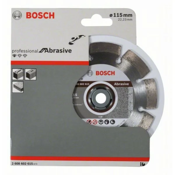 Алмазный диск Standard for Abrasive 115x22,23x6x7 мм Bosch 2608602615 — изображение 2