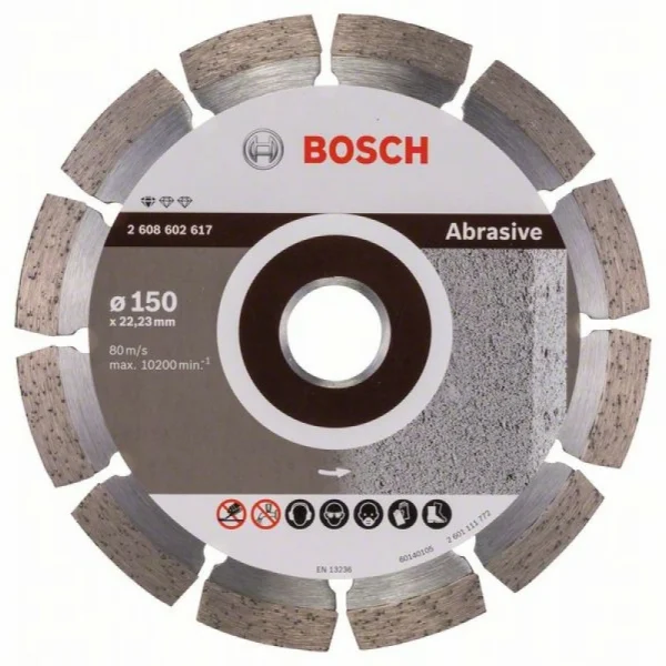 Алмазный диск Standard for Abrasive 150x22,23x2x10 мм Bosch 2608602617