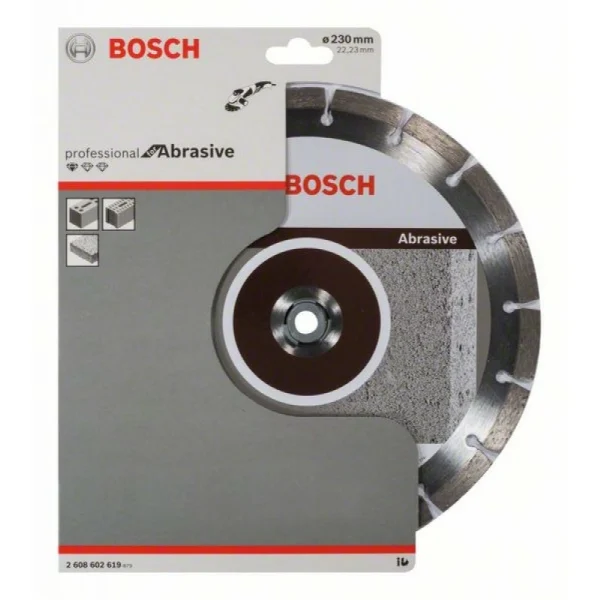 Алмазный диск Standard for Abrasive 230x22,23x2,3x10 мм Bosch 2608602619 — изображение 2