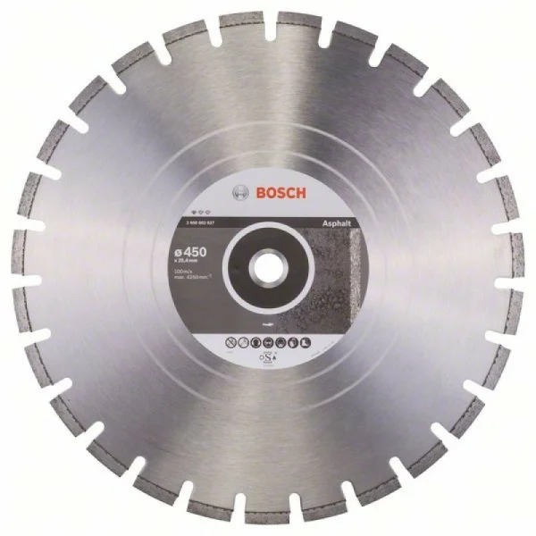 Алмазный диск Standard for Asphalt 450x25,40x3,2x10 мм Bosch 2608602627