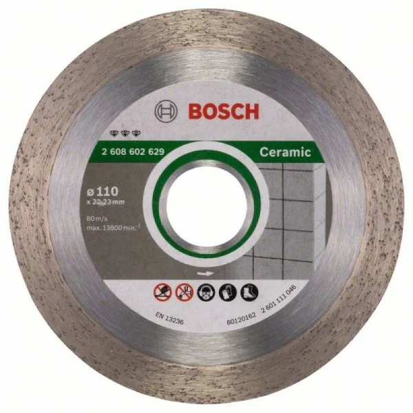 Алмазный диск Best for Ceramic 110x22,23x1,8x10 мм Bosch 2608602629