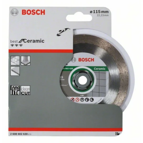 Алмазный диск Best for Ceramic 115x22,23x1,8x10 мм Bosch 2608602630 — изображение 2