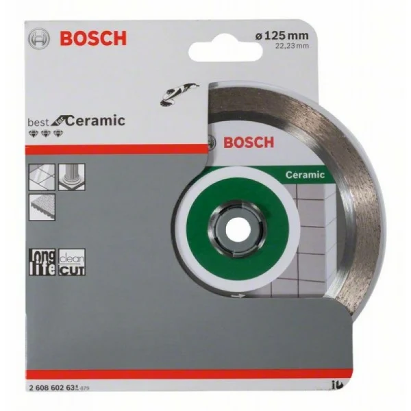 Алмазный диск Best for Ceramic 125x22,23x1,8x10 мм Bosch 2608602631 — изображение 2
