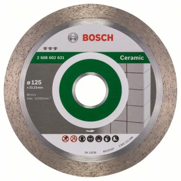 Алмазный диск Best for Ceramic 125x22,23x1,8x10 мм Bosch 2608602631