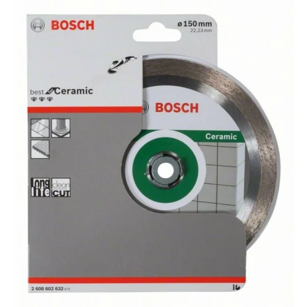 Алмазный диск Best for Ceramic 150x22,23x1,9x10 мм Bosch 2608602632 — изображение 2