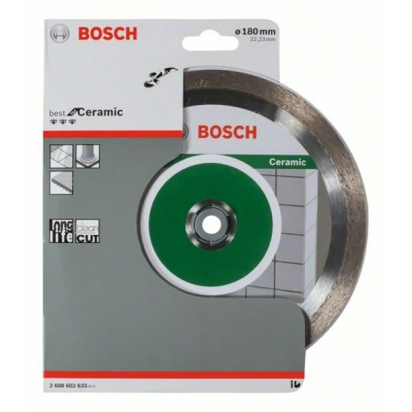 Алмазный диск Best for Ceramic 180x22,23x2,2x10 мм Bosch 2608602633 — изображение 2
