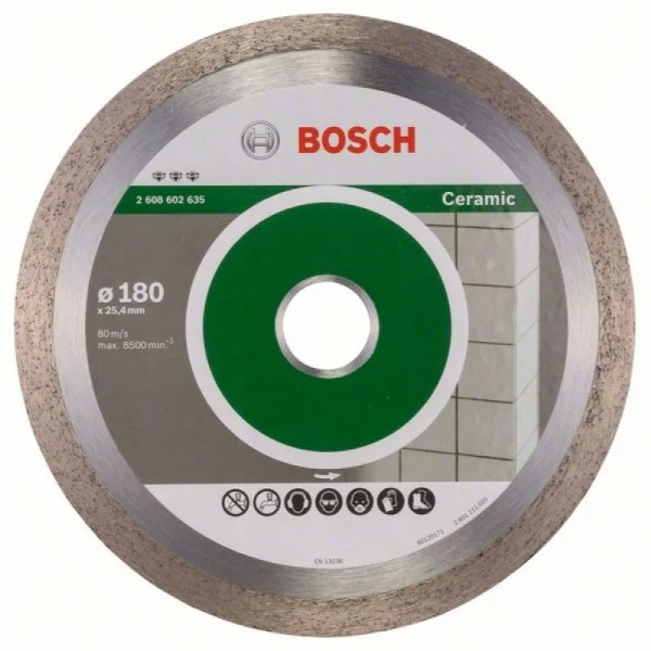 Алмазный диск Best for Ceramic 180x25,40x2,2x10 мм Bosch 2608602635