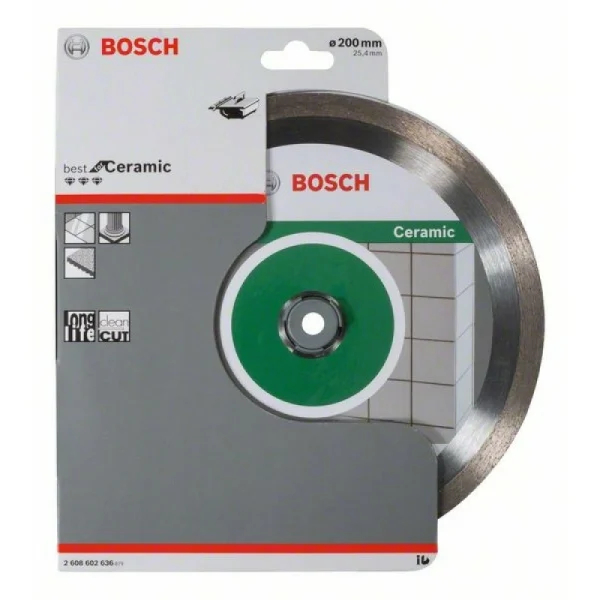 Алмазный диск Best for Ceramic 200x25,40x2,2x10 мм Bosch 2608602636 — изображение 2