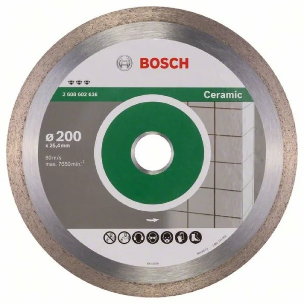 Алмазный диск Best for Ceramic 200x25,40x2,2x10 мм Bosch 2608602636