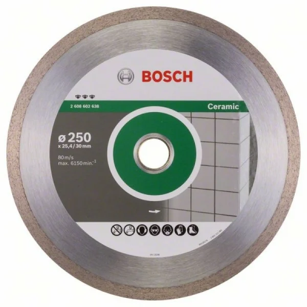 Алмазный диск Best for Ceramic 250x30/25,40x2,4x10 мм Bosch 2608602638