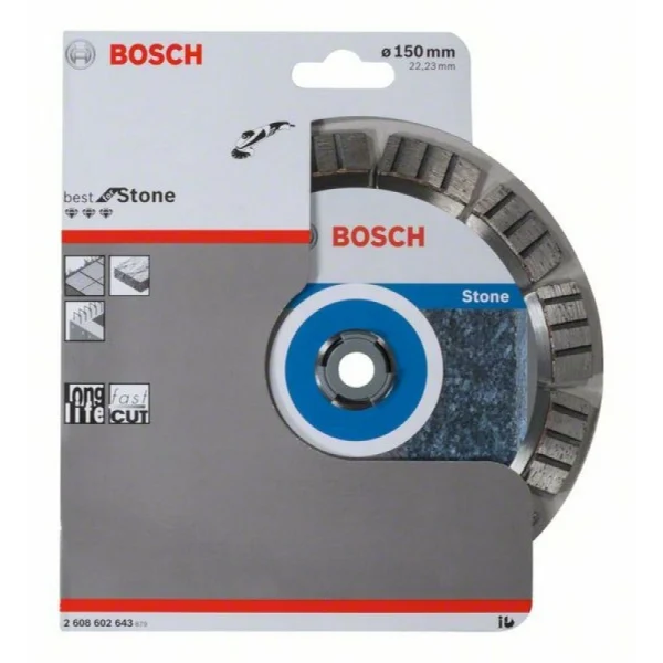 Алмазный диск Best for Stone 150x22,23x2,4x12 мм Bosch 2608602643 — изображение 2