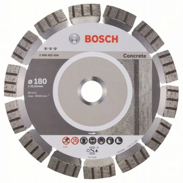 Алмазный диск Best for Concrete 180x22,23x2,4x12 мм Bosch 2608602654