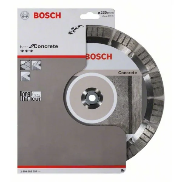 Алмазный диск Best for Concrete 230x22,23x2,4x15 мм Bosch 2608602655 — изображение 2