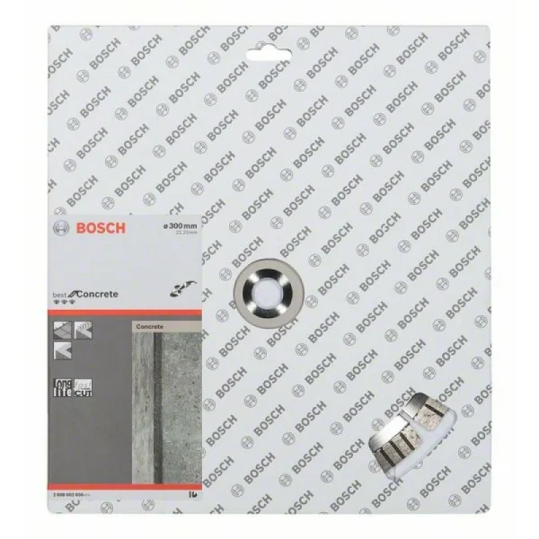 Алмазный диск Best for Concrete 300x22,23x2,8x15 мм Bosch 2608602656 — изображение 2