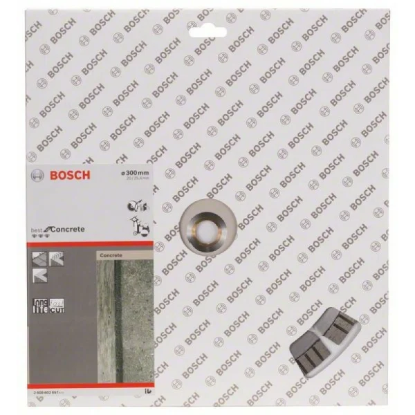 Алмазный диск Best for Concrete 300x20,00+25,40x2,8x15 мм Bosch 2608602657 — изображение 2