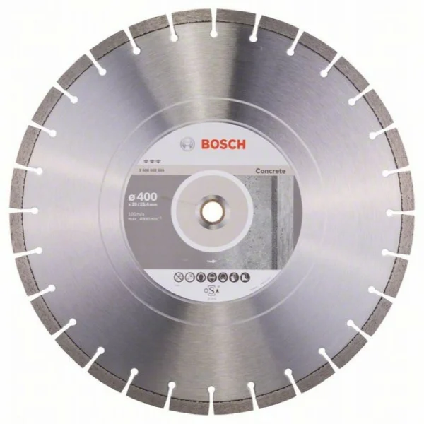Алмазный диск Best for Concrete 400x20,00 + 25,40x3,2x12 мм Bosch 2608602659