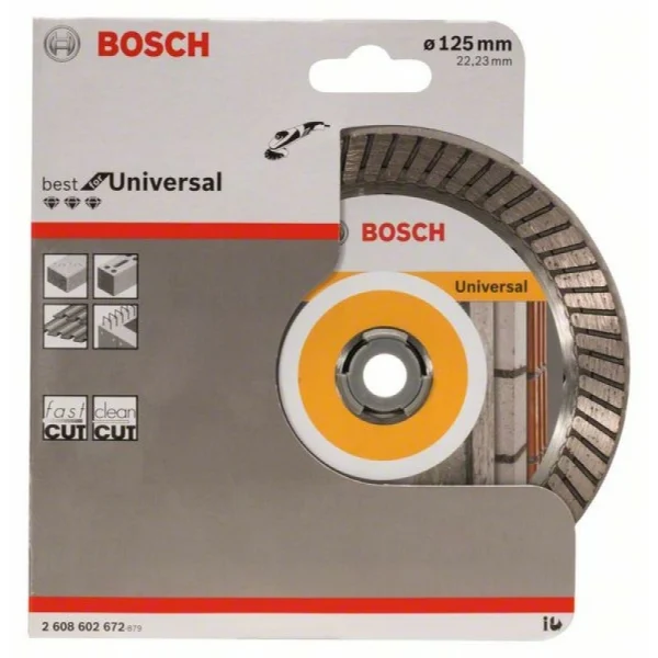 Алмазный диск Best for Universal Turbo 125x22,23x2,2x12 мм Bosch 2608602672 — изображение 2
