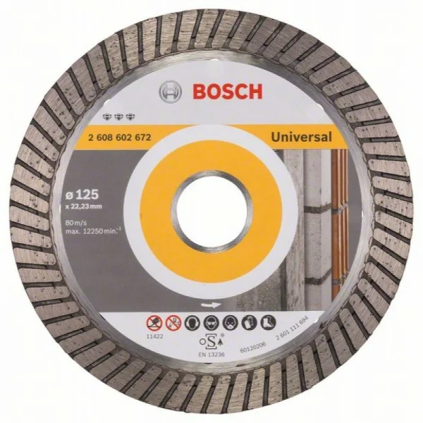 Алмазный диск Best for Universal Turbo 125x22,23x2,2x12 мм Bosch 2608602672