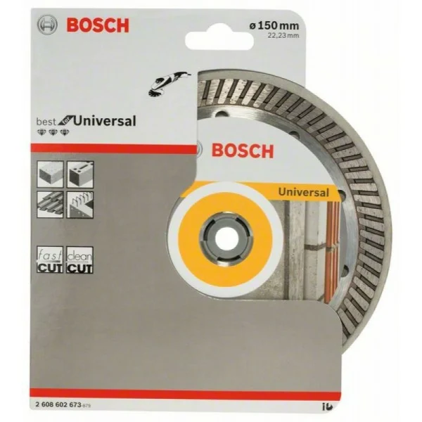 Алмазный диск Best for Universal Turbo 150x22,23x2,4x12 мм Bosch 2608602673 — изображение 2