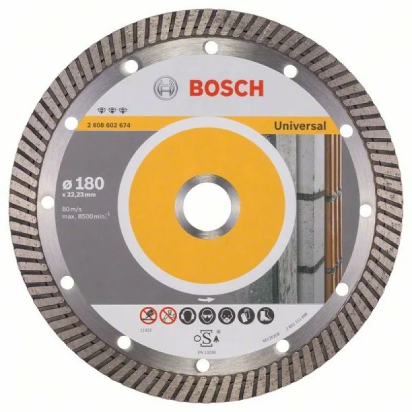 Алмазный диск Best for Universal Turbo 180x22,23x2,5x12 мм Bosch 2608602674
