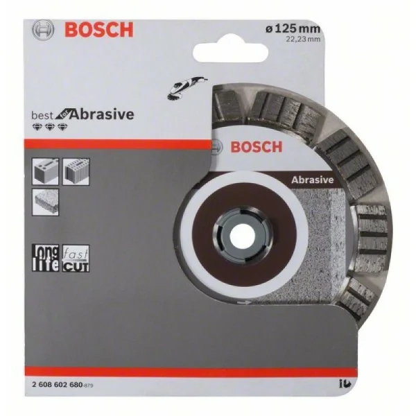 Алмазный диск Best for Abrasive 125x22,23x2,2x12 мм Bosch 2608602680 — изображение 2