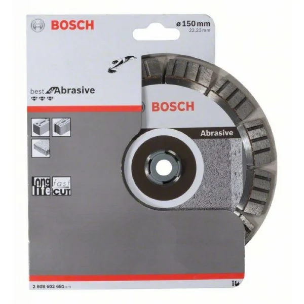 Алмазный диск Best for Abrasive 150x22,23x2,4x12 мм Bosch 2608602681 — изображение 2