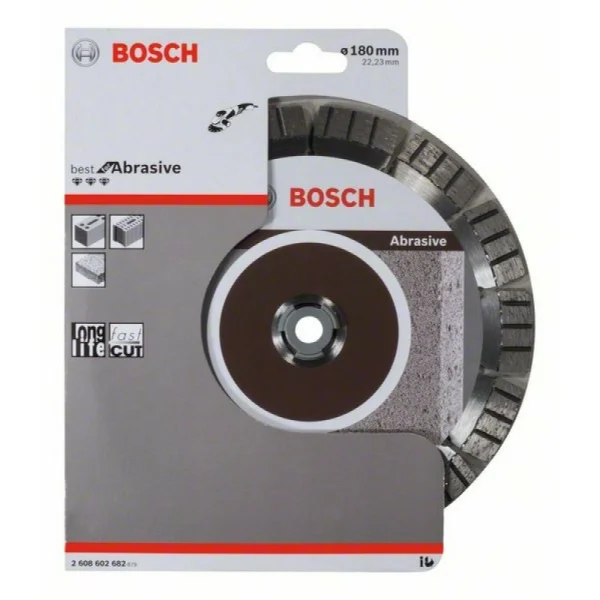 Алмазный диск Best for Abrasive (180x22,23 мм) Bosch 2608602682