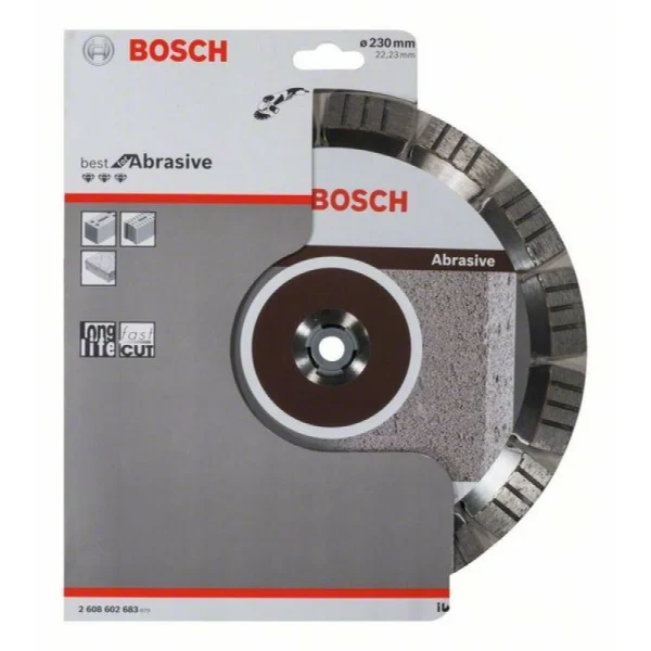 Алмазный диск Best for Abrasive 230x22,23x2,4x15 мм Bosch 2608602683 — изображение 2