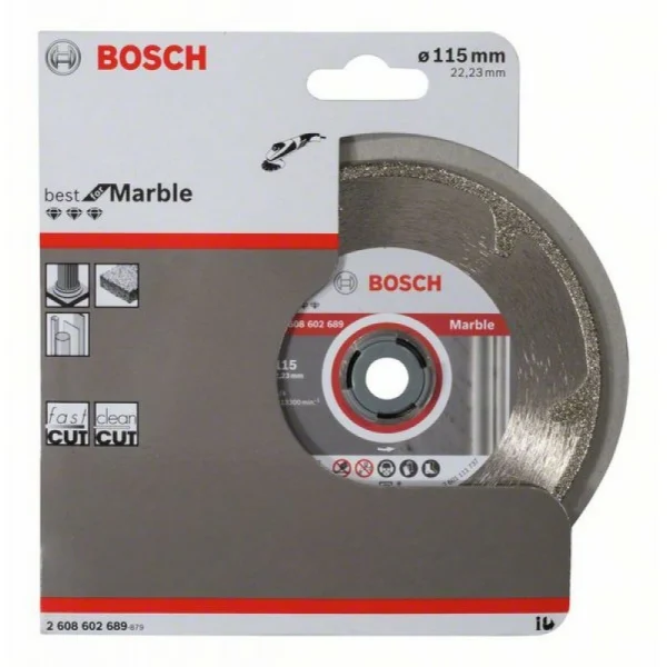 Алмазный диск Best for Marble 115x22,23x2,2x3 мм Bosch 2608602689 — изображение 2