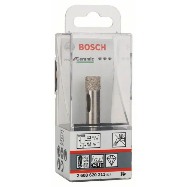 Алмазное сверло Best for Ceramic для сухого сверления 12x35 мм Bosch 2608620211 — изображение 2