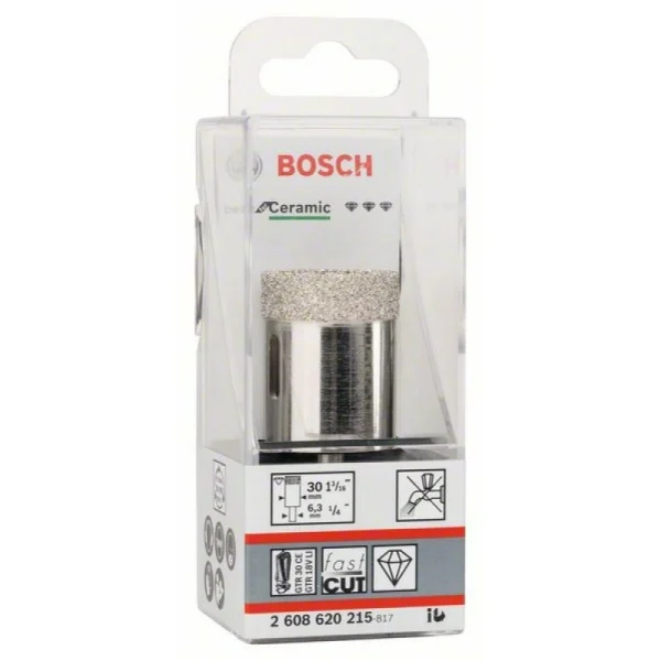 Алмазное сверло Best for Ceramic для сухого сверления 30x35 мм Bosch 2608620215 — изображение 2