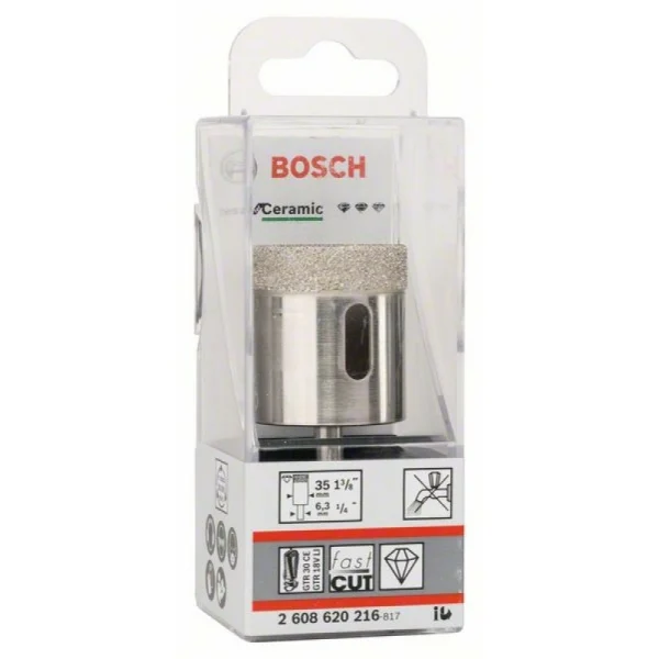 Алмазное сверло Best for Ceramic для сухого сверления 35x35 мм Bosch 2608620216 — изображение 2