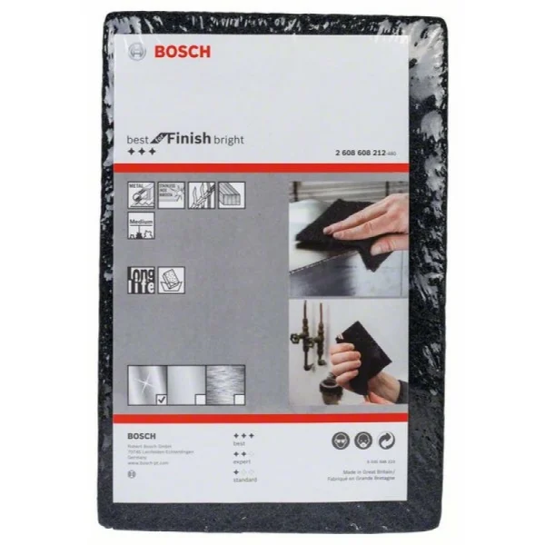 Рулон нетканого шлифматериала Best for Finish Bright 152x229 мм, средн. S Bosch 2608608212 — изображение 2