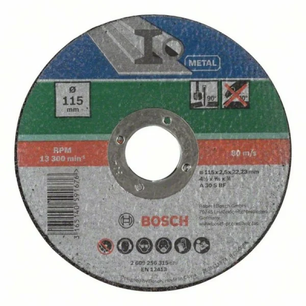 Отрезной круг прямой по металлу A 30 S BF Bosch 2609256315