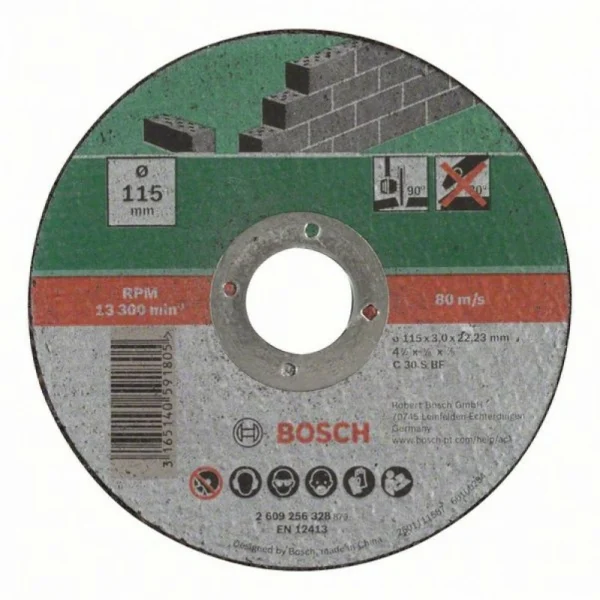 Отрезной круг прямой по камню C 30 S BF Bosch 2609256328