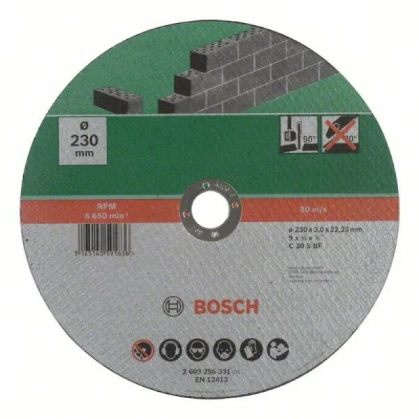 Отрезной круг прямой по камню C 30 S BF Bosch 2609256331