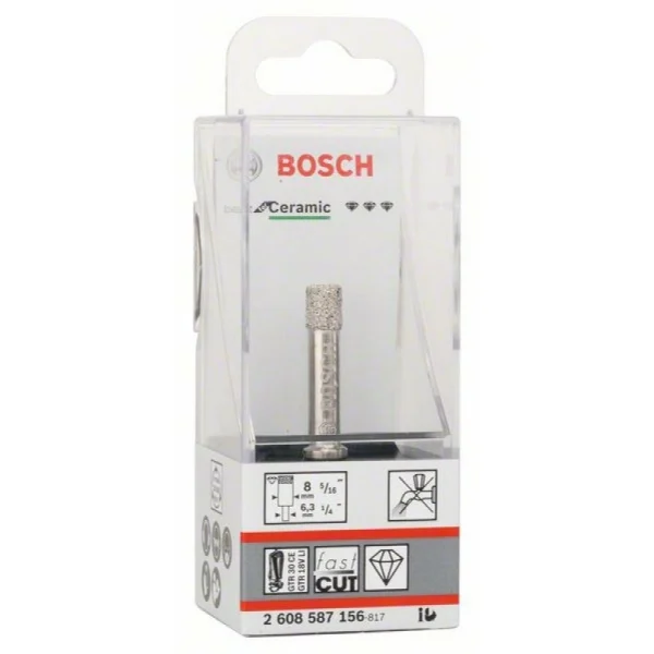 Алмазное сверло Best for Ceramic для сухого сверления 8x35 мм Bosch 2608587156 — изображение 2
