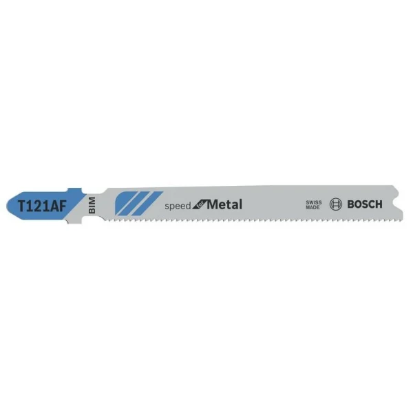 Лобзиковые пилки (3 шт) T 121 AF Speed for Metal, BIM Bosch 2608636698