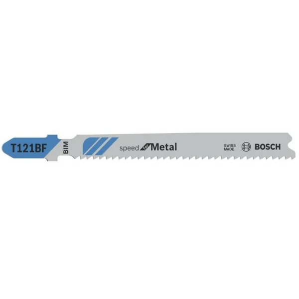 Лобзиковые пилки (3 шт) T 121 BF Speed for Metal, BIM Bosch 2608636701