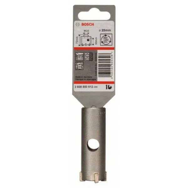 Полая сверлильная коронка SDS-plus-9 25 мм 25x50x72 мм, 4 Bosch 2608550612 — изображение 2