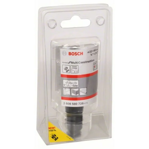 Коронка Speed for Multi Construction 22 мм, 7/8' Bosch 2608580728 — изображение 2