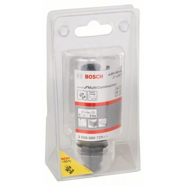 Коронка Speed for Multi Construction 25 мм, 1' Bosch 2608580729 — изображение 2