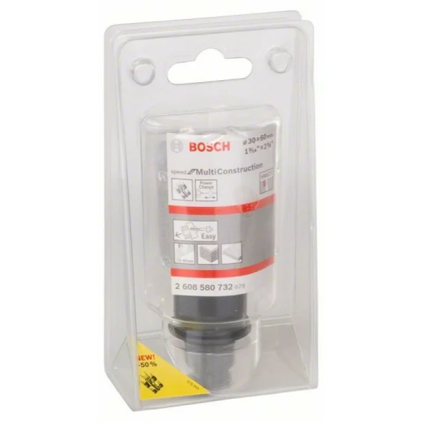 Коронка Speed for Multi Construction 30 мм, 1 3/16' Bosch 2608580732 — изображение 2