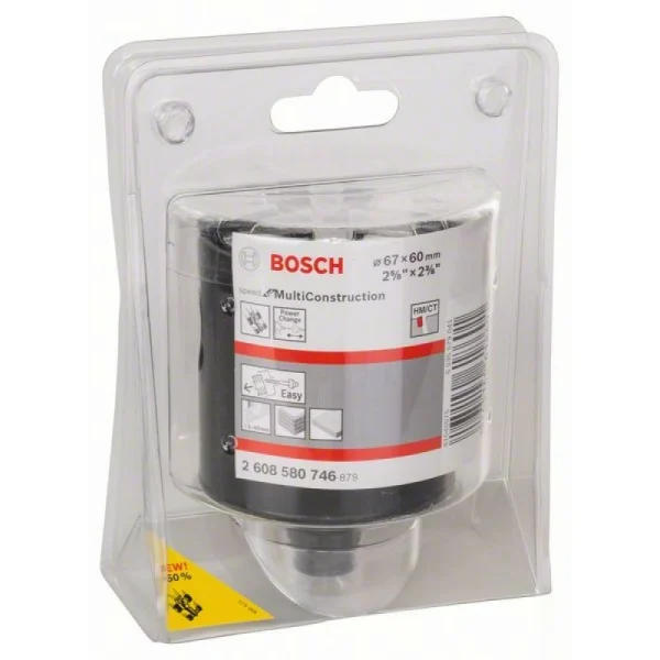 Коронка Speed for Multi Construction 67 мм, 2 5/8' Bosch 2608580746 — изображение 2