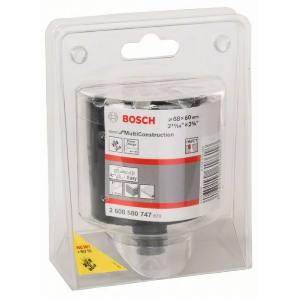Коронка Speed for Multi Construction 68 мм, 2 11/16' Bosch 2608580747 — изображение 2