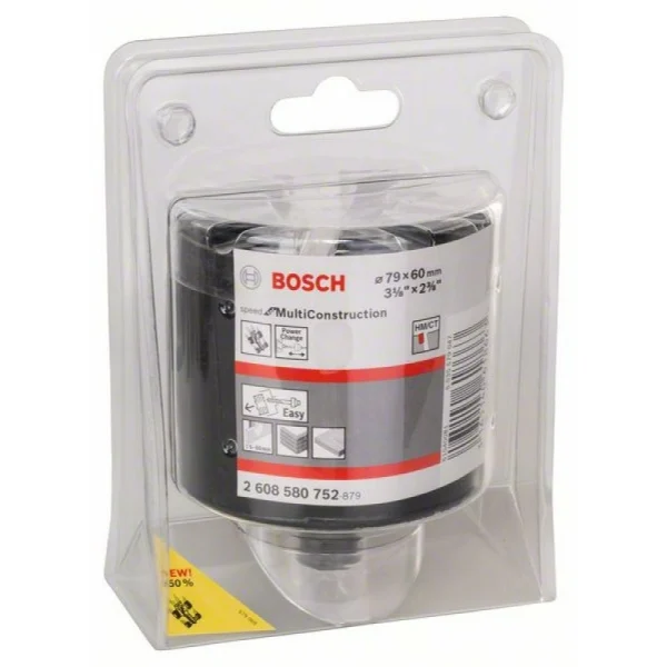 Коронка Speed for Multi Construction 79 мм, 3 1/8' Bosch 2608580752 — изображение 2